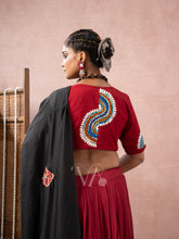 Dark Red Chaniya Choli